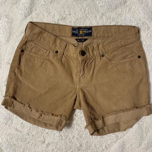 Lucky Brand tan corduroy shorts - Picture 1 of 2